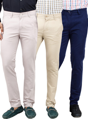 

Uber Urban Slim Fit Men's Multicolor Trousers