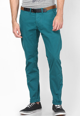 

Jack & Jones Slim Fit Men's Green Trousers, Shaded spruce