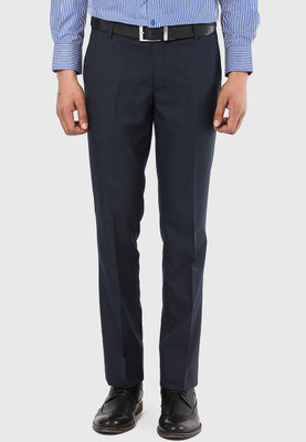 AD & AV Regular Fit Men Blue Trousers