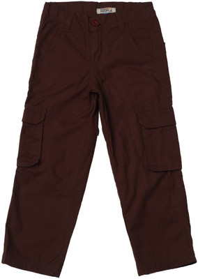 

People Boys Brown Trousers, Khakhi