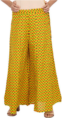 

Enah Regular Fit Women's Yellow Trousers