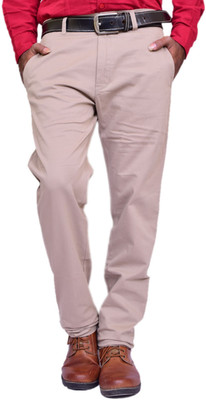 

British Terminal Chinos Skinny Fit Men's Brown Trousers, Light brown