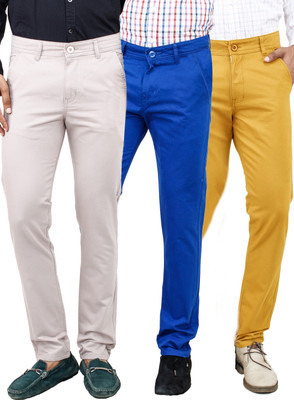 

Uber Urban Slim Fit Men's Multicolor Trousers