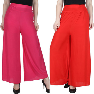 Broadstar Regular Fit Women Red, Pink Trousers