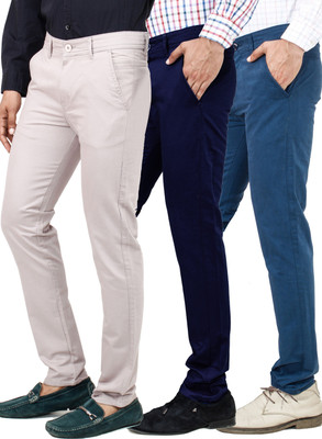 

Uber Urban Slim Fit Men's Multicolor Trousers