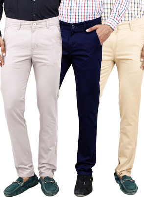 

Uber Urban Slim Fit Men's Multicolor Trousers