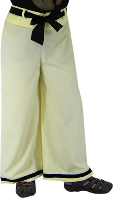 

SSMITN Regular Fit Girls Cream Trousers
