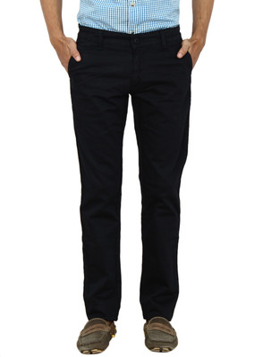 

Carbon Slim Fit Men's Blue Trousers, Navy blue