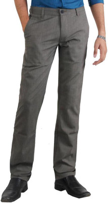 

Thinc Slim Fit Men's Brown, Grey Trousers, Black;brown;grey