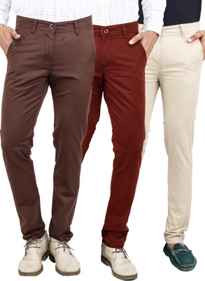 

Uber Urban Slim Fit Men's Multicolor Trousers