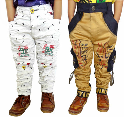 AD & AV Regular Fit Boys Multicolor Trousers