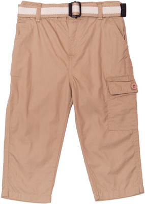 

ChildKraft Regular Fit Baby Boys Beige Trousers, Khakhi