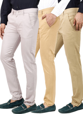 

Uber Urban Slim Fit Men's Multicolor Trousers