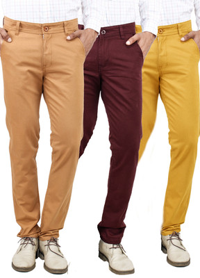

Uber Urban Slim Fit Men's Multicolor Trousers