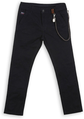 

Lilliput Regular Fit Boys Dark Blue Trousers, Navy blue