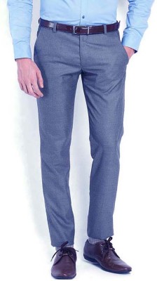 AD & AV Regular Fit Men Blue Trousers