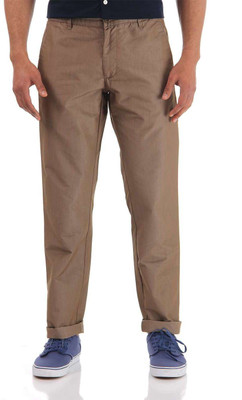 

Shapes Slim Fit Men's Beige Trousers, Khaki