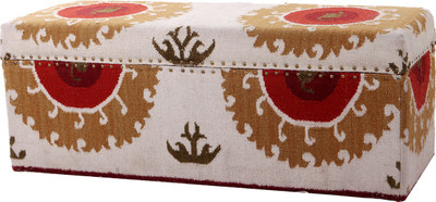

Natural Fibres Export Natural Fiber Trunk(Finish and Fabric Color - Multicolor)