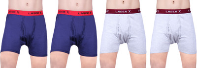 

Laser X Super H Men's Trunks, Dark blue;grey