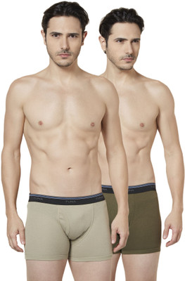 

Tuna London Men's Trunks, Green : beige