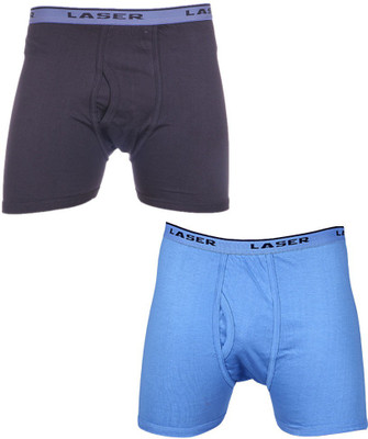 

Laser X Men's Trunks, Black;light blue