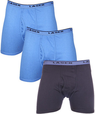 

Laser X Men's Trunks, Black;sky
