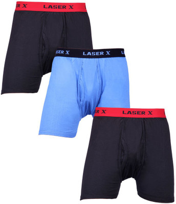 

Laser X Men's Trunks, Black;sky