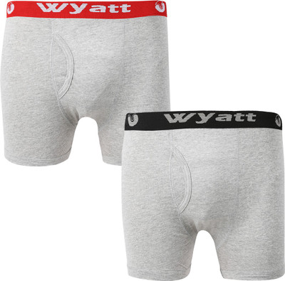

Wyatt Men's Trunks, Black;grey;red