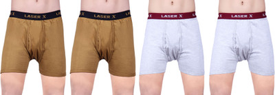 

Laser X Super H Men's Trunks, Brown;grey