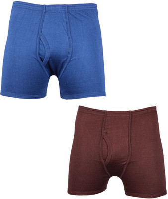 

Laser X Men's Trunks, Blue;dark_brown