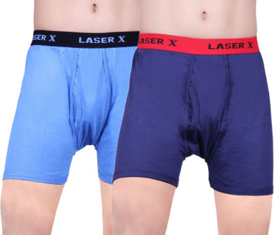 

Laser X X-111 Men's Trunks, Blue;light blue