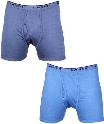 

Laser X Men's Trunks, Blue;light blue
