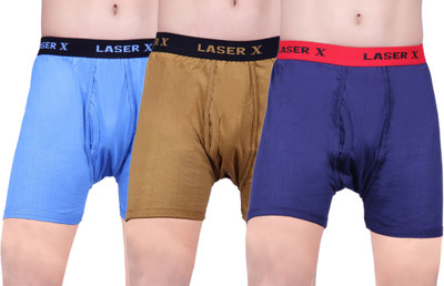 

Laser X Premium H Men's Trunks, Blue;brown