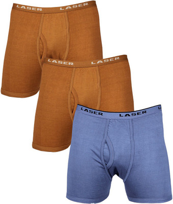 

Laser X Men's Trunks, Brown;dark blue