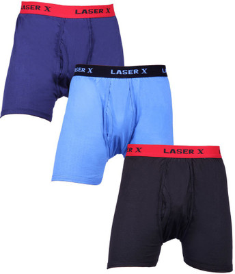 

Laser X Men's Trunks, Black;blue;sky