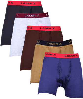 

Laser X Men's Trunks, Black;brown;coffee;gray;light blue