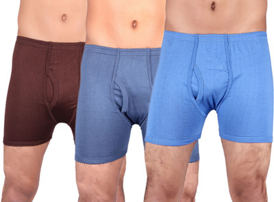 

Laser X SuperFine Men' Trunks, Dark brown;light blue;sky