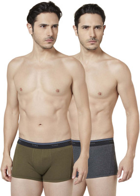 

Tuna London Men's Trunks, Green:grey