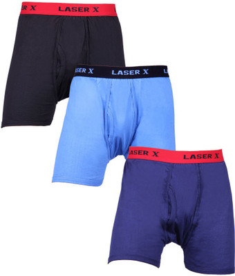 

Laser X Men's Trunks, Black;light blue;sky