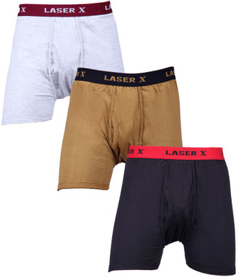 

Laser X Men's Trunks, Black;brown;grey