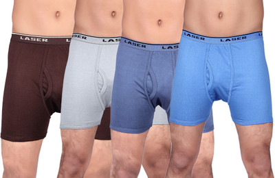 

Laser X OE 101 Men's Trunks, Dark brown;gray;light blue;sky