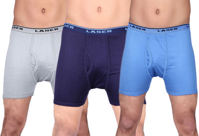 

Laser X Super H Men's Trunks, Gray;navy;sky
