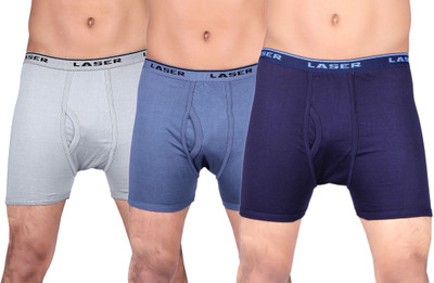 

Laser X Super H Men's Trunks, Gray;light_blue;navy