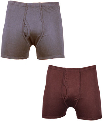 

Laser X Men's Trunks, Dark_brown;grey