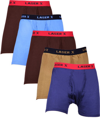 

Laser X Men's Trunks, Brown;coffee;light blue;sky