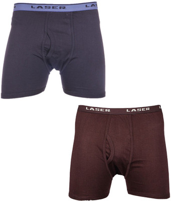 

Laser X Men's Trunks, Black;dark brown