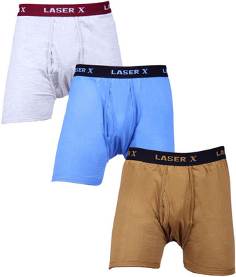 

Laser X Men's Trunks, Grey;light brown;sky