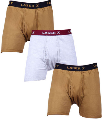 

Laser X Men's Trunks, Grey;light brown