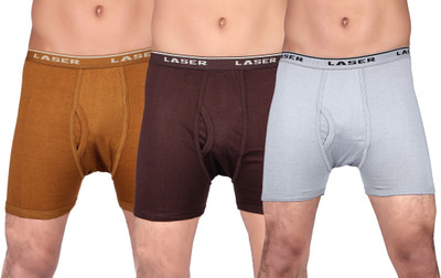 Laser X OE 101 Men's Trunks, Brown;dark brown;gray