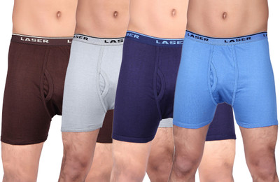 

Laser X OE 101 Men's Trunks, Dark brown;gray;navy;sky